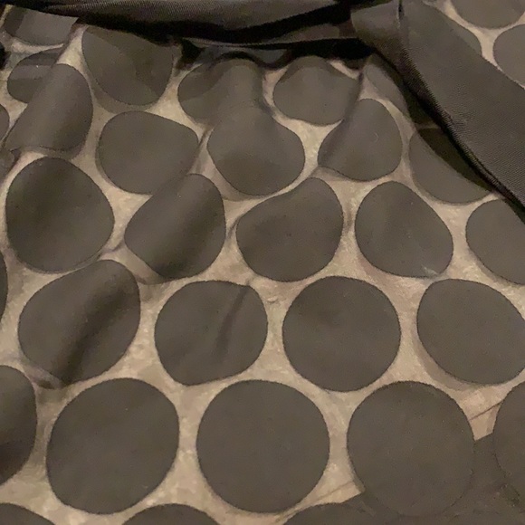 Maurices Black Polka Dot Vintage A Line Flared Skirt Y2K Women’s Small - Picture 4 of 4